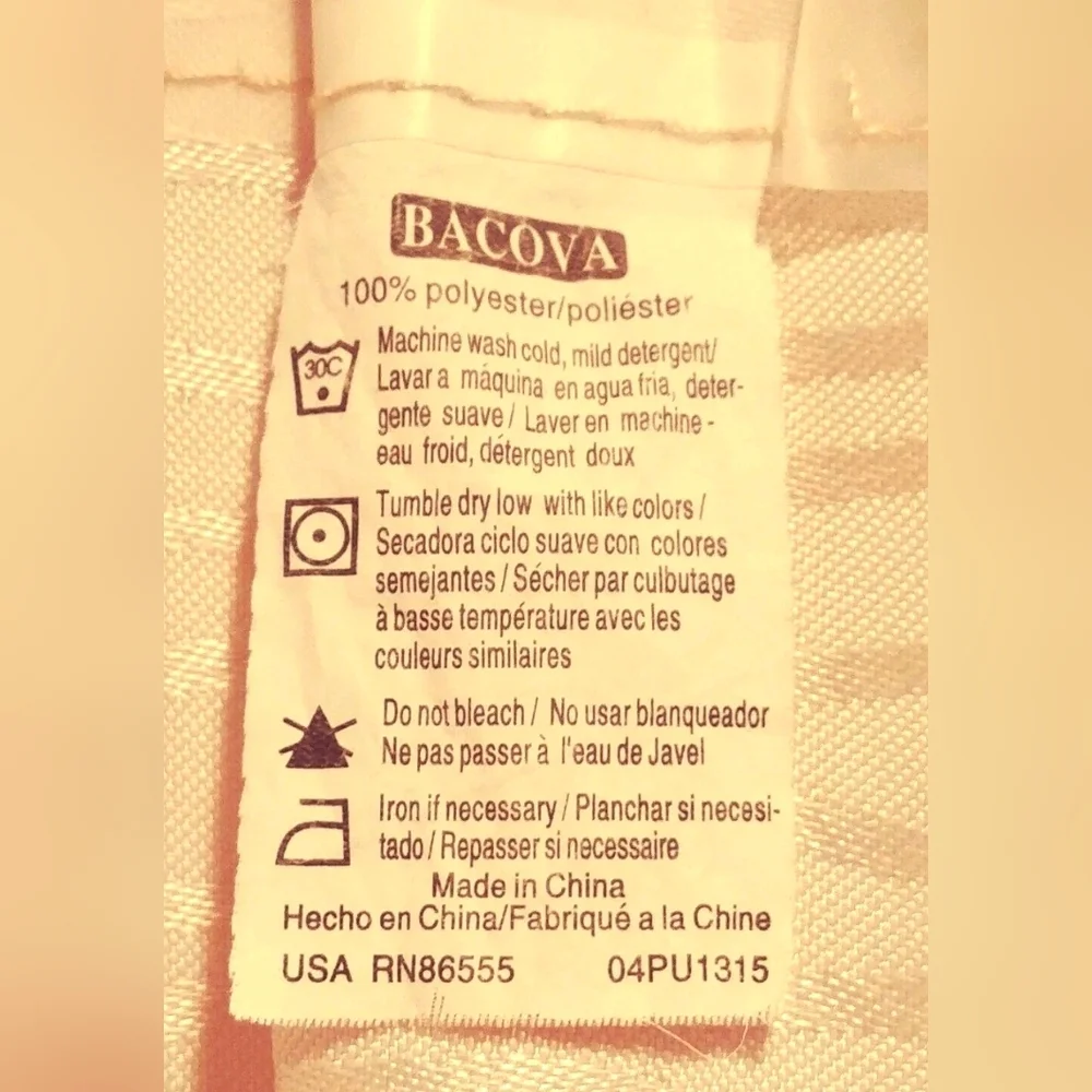 Bacova Golden Sands Shower Curtain, with Seashells and Coral 70-Inch